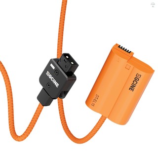 Pin giả ZGCINE EN-EL15 với cáp nguồn đầu nối D-Tap dài 60cm D-Tap sang EN-EL15 Thay thế pin giả cho Z8 / Zf / Z6 / Z6II / Z7II / Z5 / D850 / D810 / D810A / D780 / D750 / D750 / D