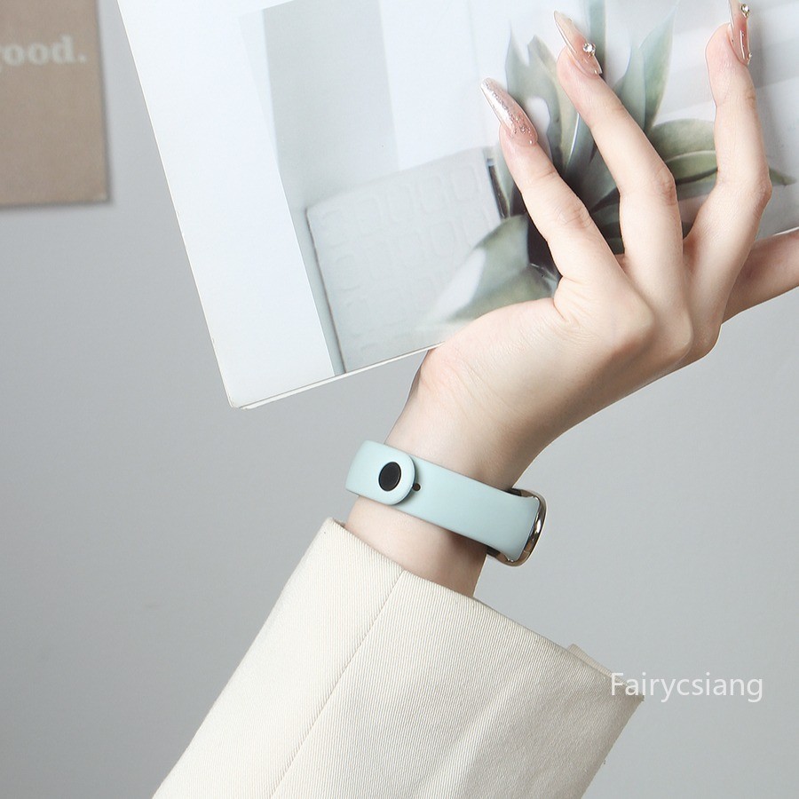 Không có đồng hồ Dây đeo thể thao cho Xiaomi Mi Band 10 9 8 NFC Thay thế Miband 7 6 5 4 3 Vòng đeo tay silicon Dây đeo đồng hồ Phụ kiện