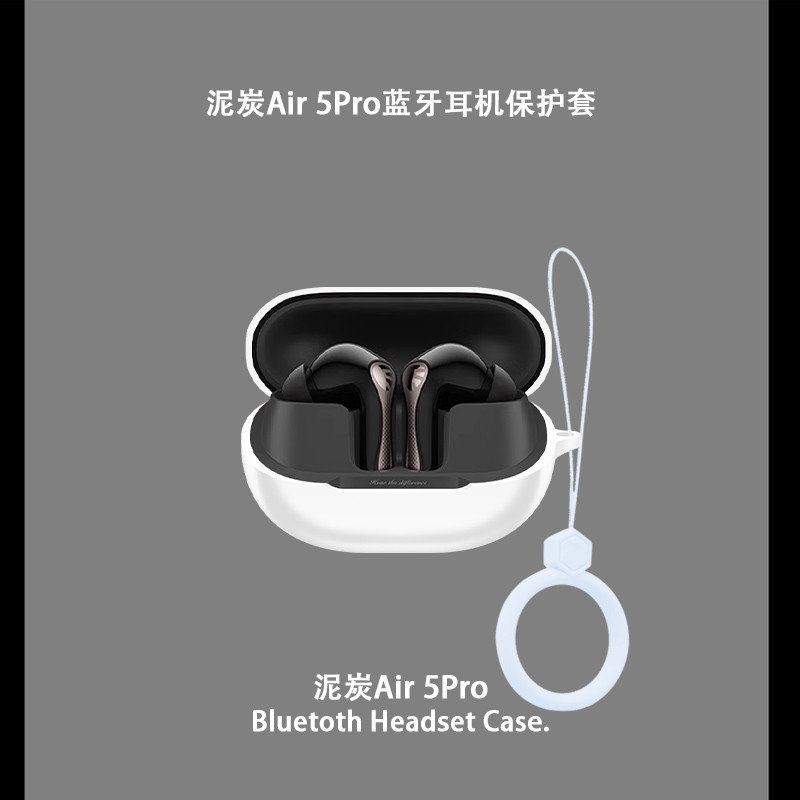 Dành Cho SoundPEATS Air 5 / Air 5 pro / Air 5 Lite Vỏ Tai Nghe Silicon Vỏ Mềm Bảo Vệ Tai Nghe Chống Sốc Có Móc