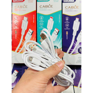 Cáp Sạc điện thoại 3A dùng cho SAMSUNG IPHONE OPPO chân Type C IP Micro
