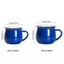 Cốc sữa gốm DARON, Cốc cà phê Bắc Âu 300 / 400ml, Đồ uống Cốc trà màu trơn cổ điển