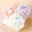 Bông Tắm Tạo Bọt Hình Thú Dễ Thương, Bông Tắm Sanrio Cao Cấp Mềm Mại Làm Sạch, Tẩy Da Chết