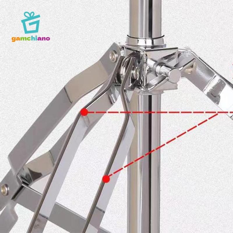Đế Hi Hat Kim Loại Đôi Nẹp Cymbal Cho Nhạc Cụ Mùa Hè