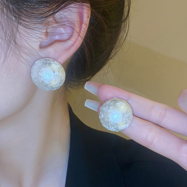 Bông Tai Nữ Phong Cách Pháp Vintage Tối Giản Sang Trọng Đa Năng Đi Làm Thanh Lịch Phụ Kiện Cao Cấp