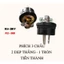 Phích cắm điện 3 chấu (2 dẹt 1 tròn) Tiến Thành PC2-1999 10A-250V,phích cắm điện locking,phích cắm 3 chân kiểu Nhật,phíc