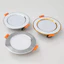 Oimg LED Driver-free Downlight 220V Đèn trần nhúng 5W 9W 12W 15W 18W Màu trắng / ấm / Đèn ba màu