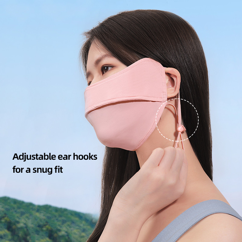 Ảnh Mặt nạ chống nắng nữ CAMEL CROWN Mặt nạ chống nắng 3D Stereo Mặt nạ che nắng thể thao đi xe đạp nhỏ 1