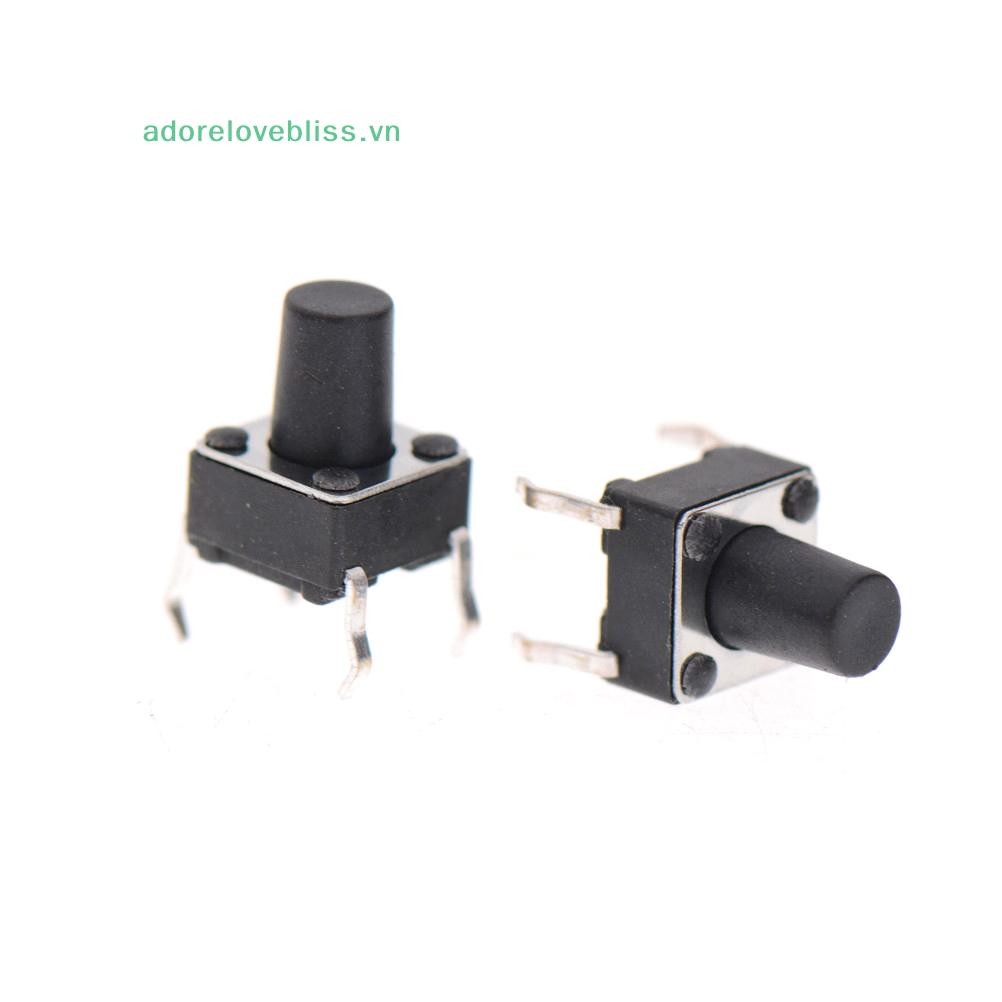 THÊM 50 chiếc Nút ấn xúc giác 6 * 6 * 8mm Tact Micro 4-Pin BSS