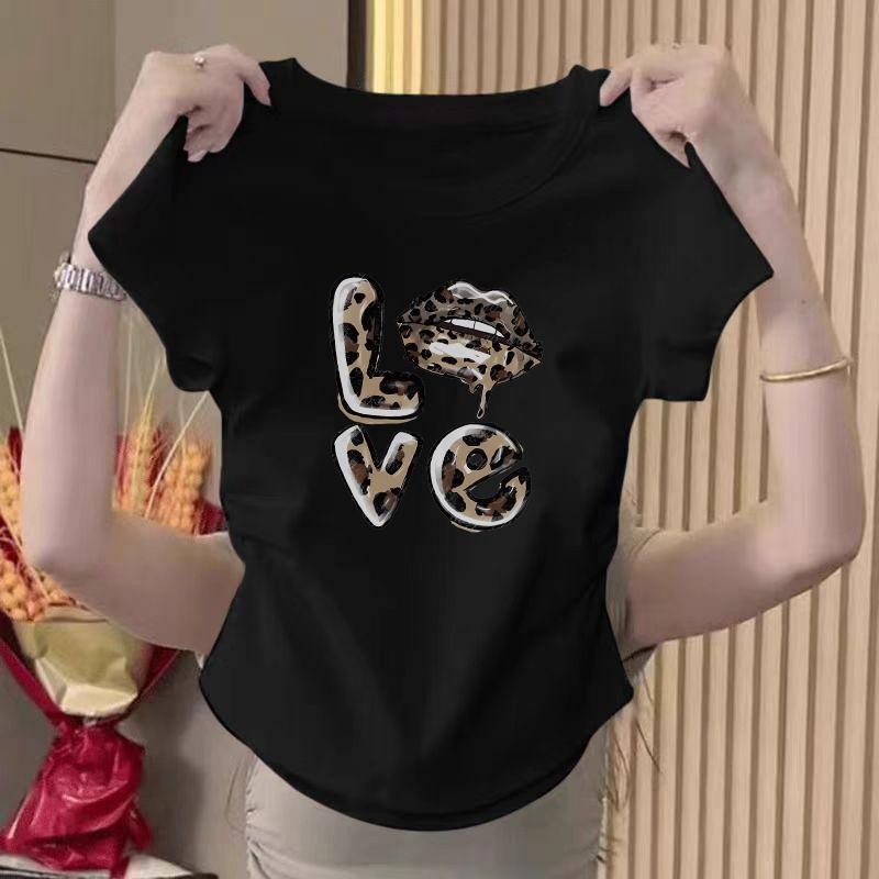 Áo Crop Top đa năng mùa hè mỏng và có sẵn nhiều kích cỡ Dây thắt lưng thun thoải mái khi mặc áo thun tay ngắn cổ tròn có lỗ