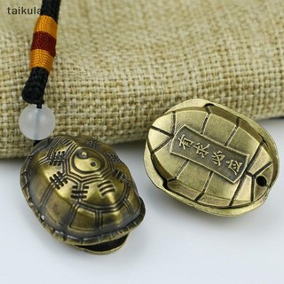 QwQ Rùa Mặt Dây Chuyền May Mắn Bói Toán Trò Chơi Đạo Cụ Đồng Tiền Thủ Công Sự Giàu Có Hợp Kim Kẽm Trang Trí Trang Trí Trung Quốc Nói taikula