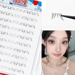 IOIIK Phần mở rộng lông mi DIY phía dưới dành cho phụ nữ Wispy dưới lông mi giả