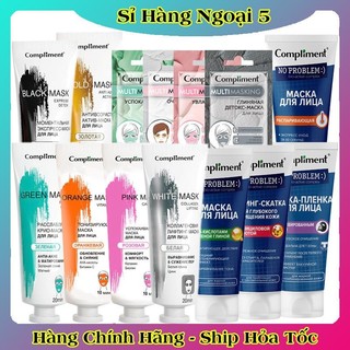 MẶT NẠ ĐẤT SÉT Compliment Detox Da, Làm Sáng, Kiềm Dầu, Se Khít Lỗ Chân Lông 80ml của Nga