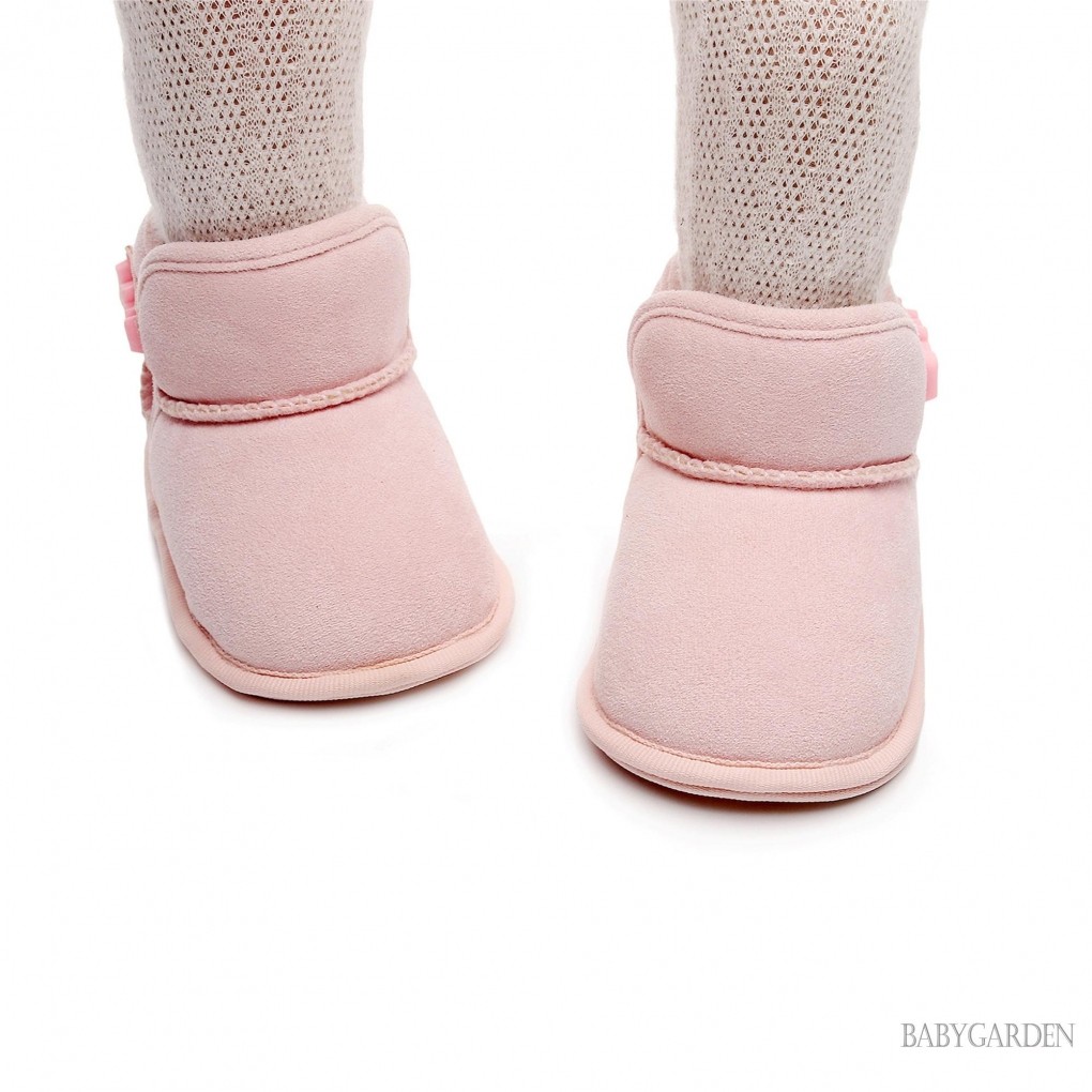 / / -Baby Girls Boys Giày bốt đến mắt cá chân chống trượt Sơ sinh mùa đông tuyết đế ấm áp Giày đi bộ thông thường