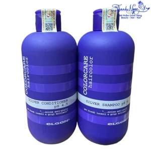 Gội xả tím khử sắc tố vàng Elgon Silver 300mlx2 [ TN ]