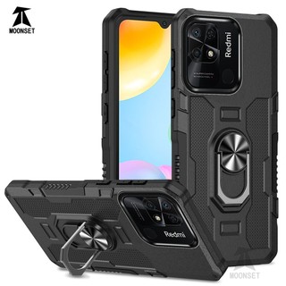 Dành Cho Redmi 10C Ốp điện thoại PC Cứng Lưng Mềm TPU Edge Bảo Vệ Camera Nhẫn Giá Đỡ Chân Đế Chống Sốc Mỏng Vỏ