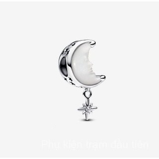 Hàng hóa tại chỗ [2024 Mới] S925 trăng lưỡi liềm và bùa Polaris