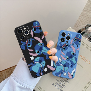 Ốp Điện Thoại TPU Mềm Cho iPhone 16 15 13 14 12 11 Pro Max 7 8 X XR XS Max Ngộ nghĩnh Stitch Hoạt Hình Dễ Thương