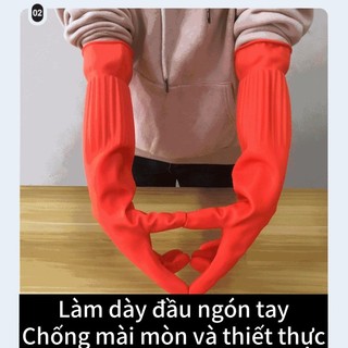 Găng Tay Cao Su Đa Năng Dài, Chống Thấm Nước, Bảo Vệ Tay Khi Rửa Chén và Dọn Nhà