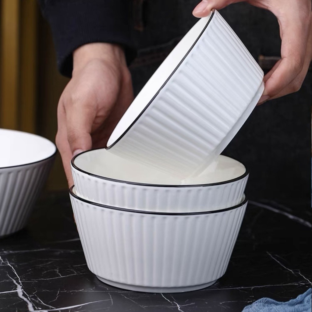 Đĩa vuông ngăn chấm sứ trắng viền đen và nhiều mẫu chọn, Khay đựng đồ ăn có ngăn chấm