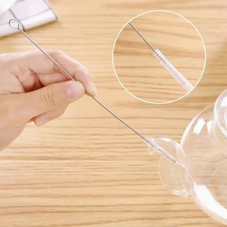 Bộ bàn chải làm sạch ống hút uống nước bằng thép không gỉ xoắn ốc - Bàn chải làm sạch ống có thể tái sử dụng bằng Nylon cho chai cốc cho bé
