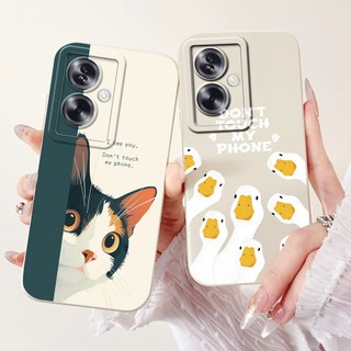 Dành Cho Oppo A79 5G Ốp Lưng CPH2553 CPH2557 Vỏ Chống Sốc Thỏ Đáng Yêu Gấu Trúc Silicon Mềm Mờ Ốp Lưng Điện Thoại OPPOA79 5G Capa