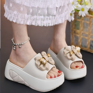 PS1 2025 Xăng đan Xuân Hè Mới Cho Nữ Đế Dày nơ Đi Biển Dép Quà Tặng Cho Bạn Gái SP1