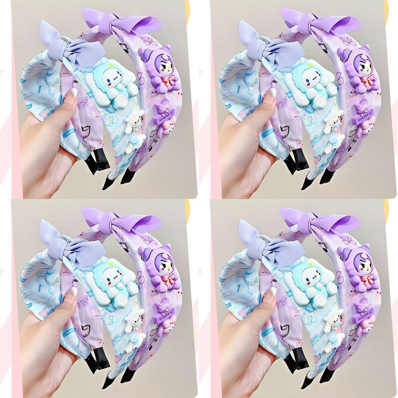 YT2 Hoạt Hình Trẻ Em Phụ Kiện Tóc Hàn Quốc Dễ Thương Sanrio Băng Đô Hợp Thời Trang Bán Chạy Băng Đô TY2