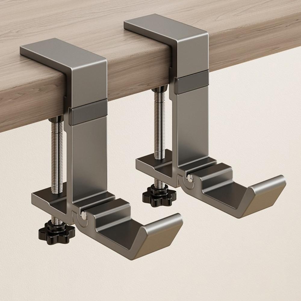 Móc treo túi treo SLICELLIFE, Giá đỡ bên bàn di động không đục lỗ, Bàn móc bàn hợp kim nhôm đa chức năng có thể tháo rời