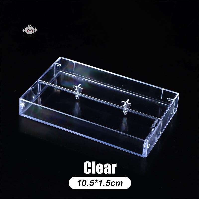 Maybest 1 Băng Cassette Hộp Bảo Quản Trong Suốt Âm Thanh Ghi Từ Tính Hộp Băng Trống Hộp Chống Bụi {VN}