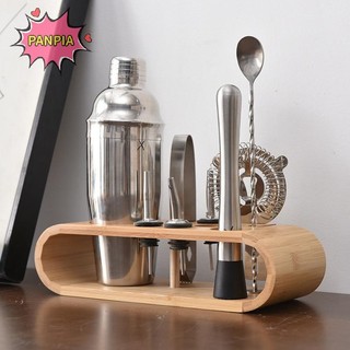 Pnpia 10 Chiếc Cocktail Shaker Bộ Thép Không Gỉ Cocktail Trộn Rượu Martini Shaker Đảng Thanh Dụng Cụ Boutique