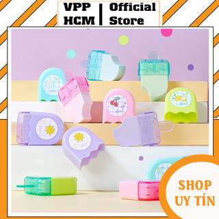 Combo 2 Gôm Tẩy màu hình que kem Deli 71122 - giao màu ngẫu nhiên