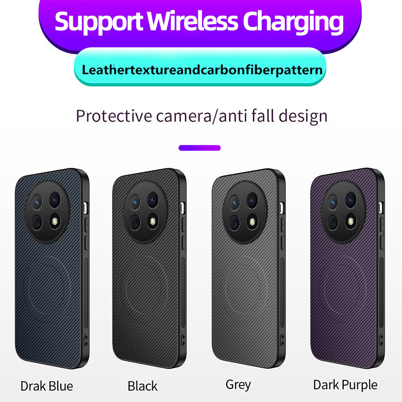 Dành Cho Huawei Nova 14i Chống Sốc Sang Trọng Matte Ốp Lưng Sạc Không Dây Chống Sốc