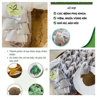 Túi 10 Gói Bột Ngâm Phụ Khoa, Xông Vùng Kín Thảo Dược , giúp phụ nữ hồng hào, hết mùi