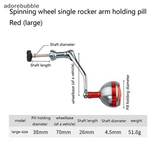 Máy Câu AAVN 500-7000 Tay Cầm Thay Thế Tay Cầm Kim Loại Hợp Kim Nhôm Có Thể Gập Lại Nhiều Màu Tay Cầm AFD