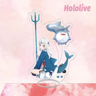 Mô Hình Standee GAWR GURA Vtuber HOLOLIVE anime chibi streamer mica để bàn trang trí góc học tập bàn làm việc DH