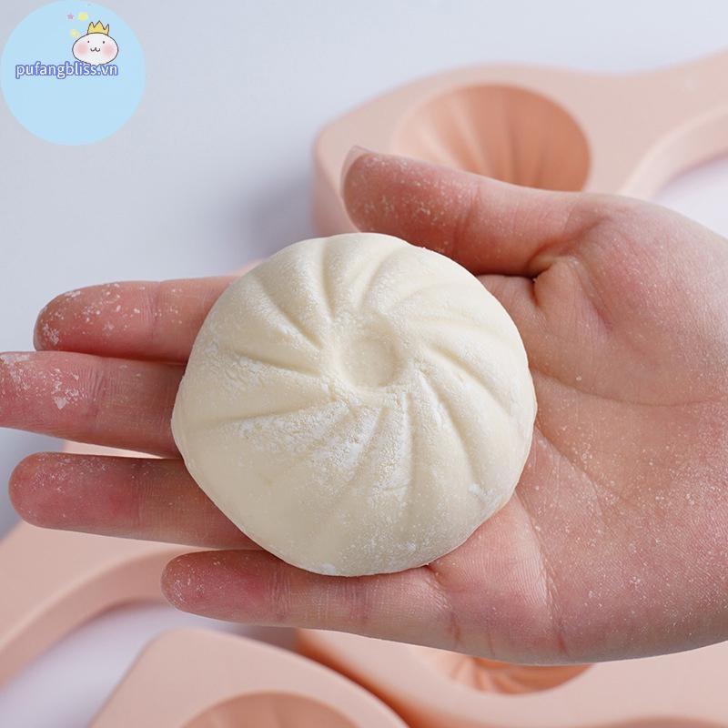 Pufangbliss Nhà Bếp Handmade Bánh Ngọt Bun Làm Khuôn Trung Quốc Baozi Khuôn Cầm Tay Nướng Bánh Và Bánh Ngọt Hấp Dụng Cụ Nhồi Bông Nhà Bếp VN