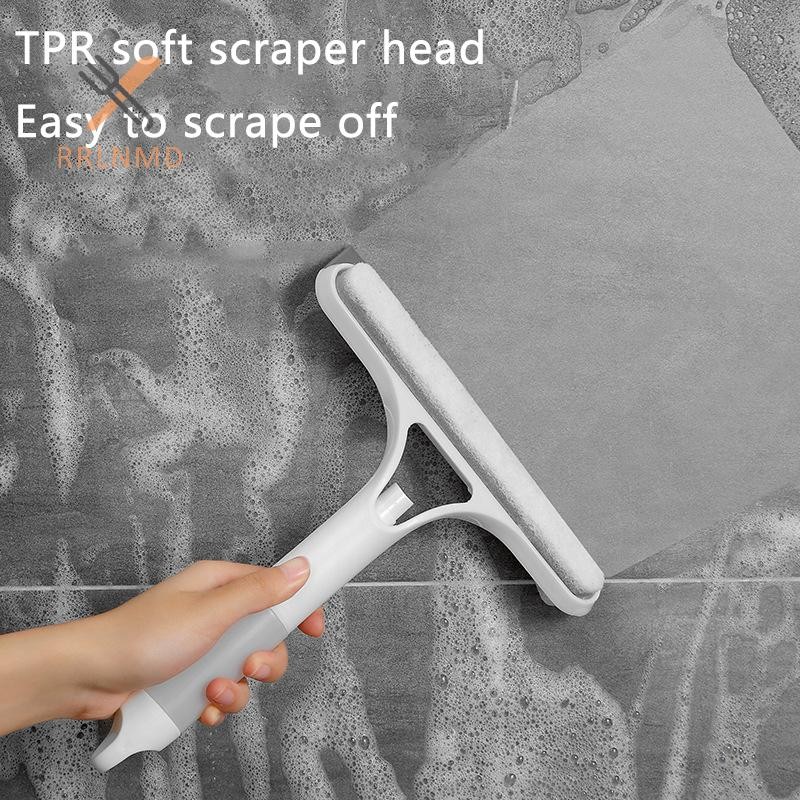 Rrlnmd 3 Trong 1 Scrape Cửa Sổ Hai Mặt Kính Làm Sạch Có Thể Điều Chỉnh Bàn Chải Làm Sạch Cửa Sổ Bàn Chải Rửa Kính Ô Tô Bàn Chải Làm Sạch MỚI