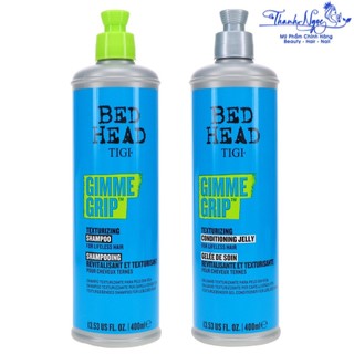Gội xả tạo cấu trúc và làm dày tóc Tigi Bed Head Gimme Grip Texturizing 400mlx2 [ TN ]
