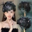 Mũ đội đầu nữ thời trang GODD Mũ Fascinator có thiết kế hoa lông vũ