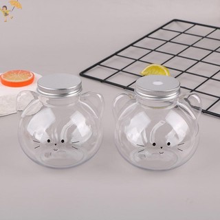 [GOU] Chai Nước Trà Sữa Nước Cà Phê Cốc Uống Di Động Nhà Trong Suốt Chai Nước Giải Khát BPA Free VN