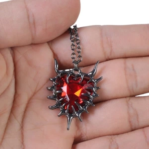 Exhila Thời Trang Gai Trái Tim Tuyên Bố Vòng Cổ Có Thể Điều Chỉnh Chiều Dài Neckchain Cho Nữ Phong Cách Xương Đòn Dây Chuyền