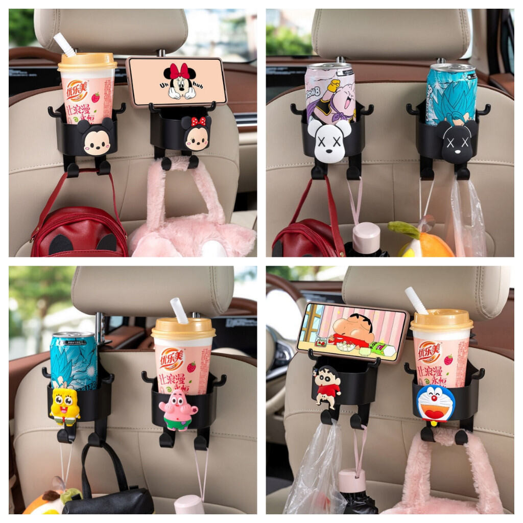 Giá Đỡ Cốc Ô Tô Hoạt Hình Sáng Tạo Treo Sau Ghế Đa Năng Mickey Minnie Dễ Thương Trang Trí Nội Thất