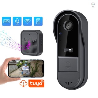 Camera chuông cửa Video không dây có chuông không dây Âm thanh hai chiều Tuya Kiểm soát ứng dụng Xem đêm 2.4G WiFi Chỉ Thẻ TF / Lưu trữ đám mây Chuông cửa Ringer Không dây có Camera