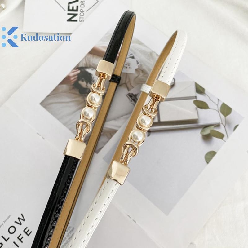 Kudosation Nữ Có Thể Điều Chỉnh Thắt Lưng Mỏng Cho Nữ Thời Trang Thiết Kế Phong Cách Skinny Áo Khoác Đầm Thắt Lưng Nữ