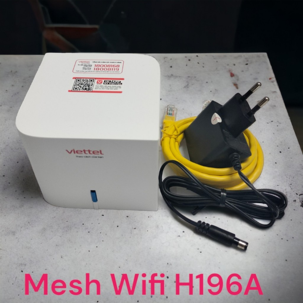 Mesh Wifi Viettel H196A Hàng Đẹp Như Mới - BAO KHOÁ - Sử dụng tất cả ...