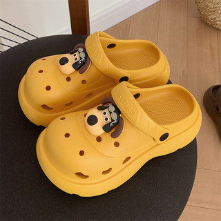 Xixitiao Sandal Nữ Mùa Xuân/Hè Mới, Chất Liệu Eva, Họa Tiết Hình Cún Hoạt Hình