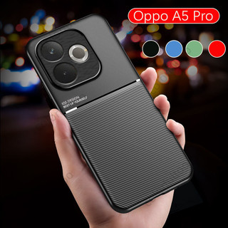 Ốp Lưng Silicon Oppo A5 Pro 2025 Cho Oppo A5 Pro A5Pro OppoA5Pro 4G 5G Ốp Điện Thoại Thời Trang Cứng Mềm Chống Sốc Vỏ TPU Da Mới Matte Từ Tính