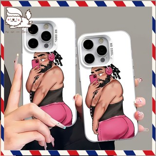 Ốp lưng iPhone họa tiết nam giới tập gym, tương thích X/Xs/11/12/13/14/15/Pro/Max/Plus/Pro Max