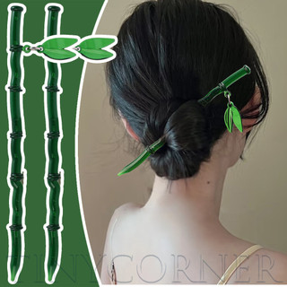 Kẹp tóc nhựa phong cách cổ điển | Kẹp tóc thiết kế nút tre cho trang phục văn hóa, Phụ kiện tóc Trung Quốc cổ đại bền bỉ