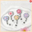Chất Lượng Cao Có Thể Thu Vào Chống Mất Huy Hiệu Giá Đỡ Hình Hoa Dễ Thương Giấy Chứng Nhận Kẹp Nút Cho Bác Sĩ Y Tá Nhân Viên Huy Hiệu Cuộn Kẹp